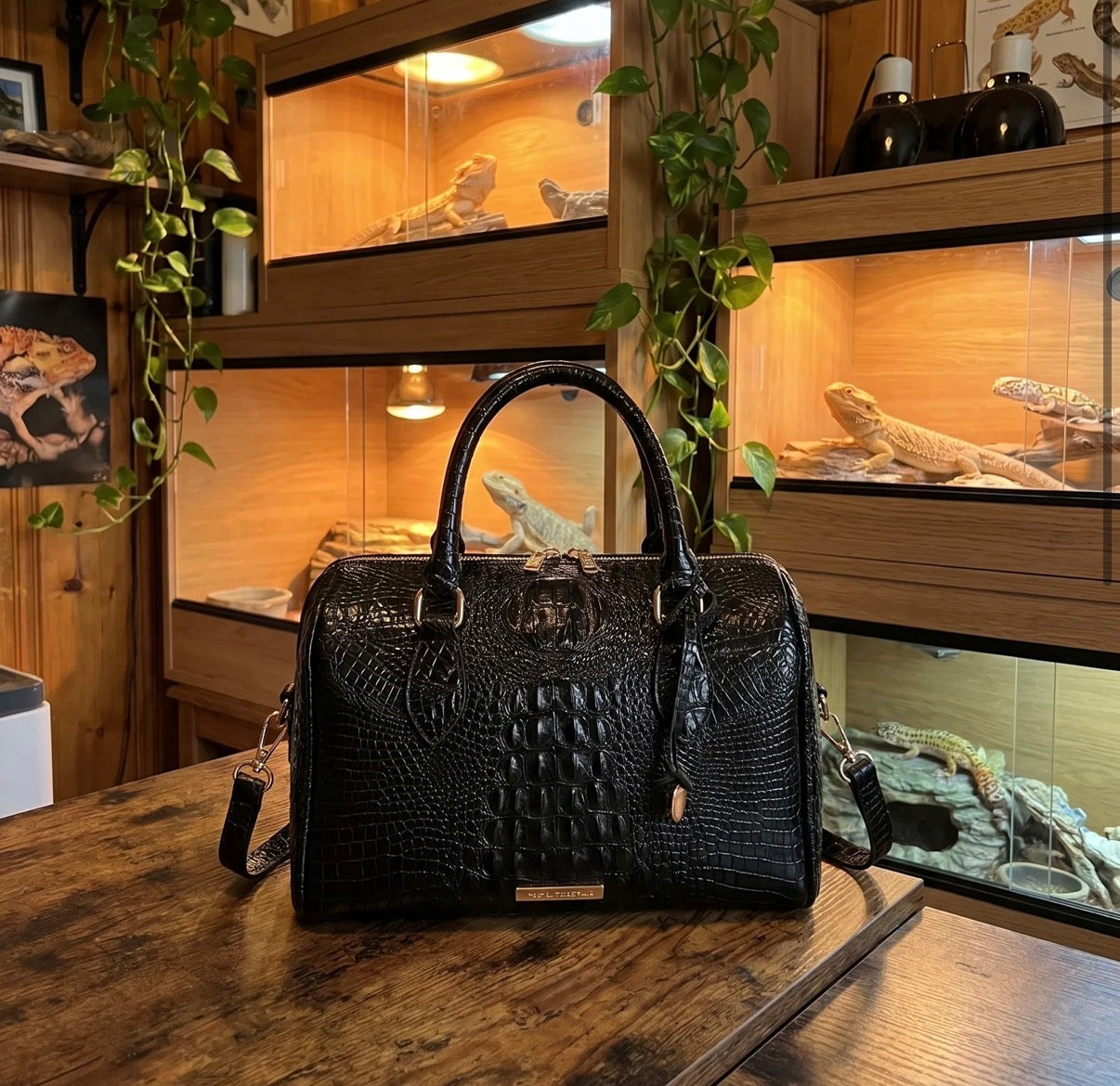 Crocodile handbags